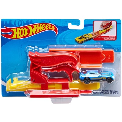 Mattel Игрален комплект Hot Wheels - Джобна изстрелвачка с количка, асортимент (FTH84)