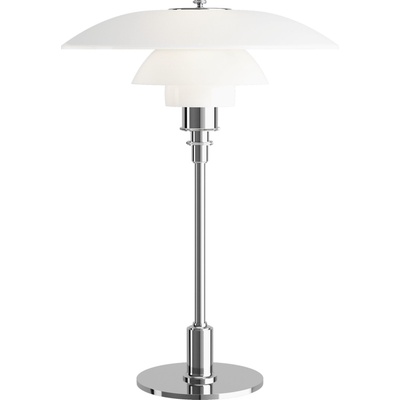 Louis Poulsen Настолна лампа ph със стъклен абажур 33 см хром (5744166179)