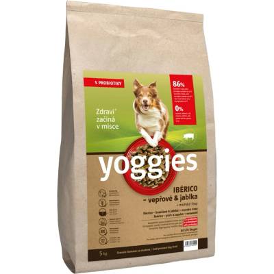 Yoggies Ibérico vepřové maso s jablky lisované za studena s probiotiky 5 kg