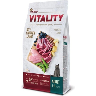 Akinu Vitality cat adult chicken & lamb 1,5 kg