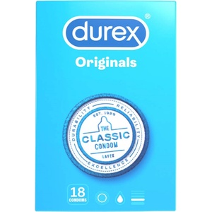 Durex Originals - презервативи - 18 броя - lovesexshop