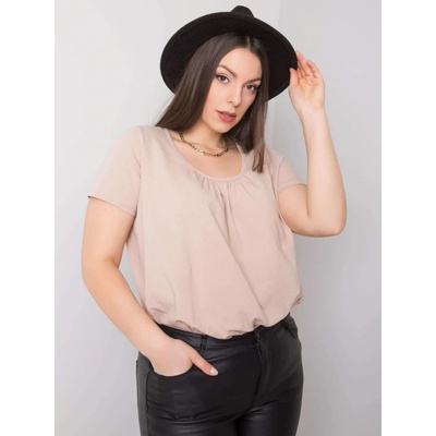 DÁMSKE TRIČKO S KRÁTKYM RUKÁVOM RV TS 6320 85P BEIGE