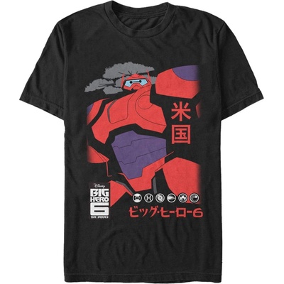 ZOOT. Fan Черна мъжка тениска Pixar Cool Baymax ZOOT. Fan | Cheren | МЪЖЕ | L