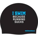 Swimaholic плувна шапка swimaholic i swim clasic cap черен