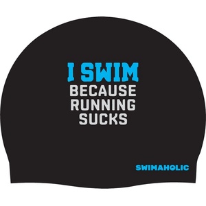 Swimaholic плувна шапка swimaholic i swim clasic cap черен