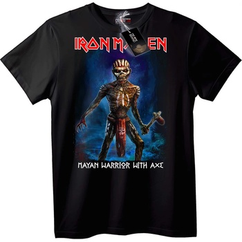 NOONEBRAND Тениска Iron Maiden Mayan Warrior - 2XL, White