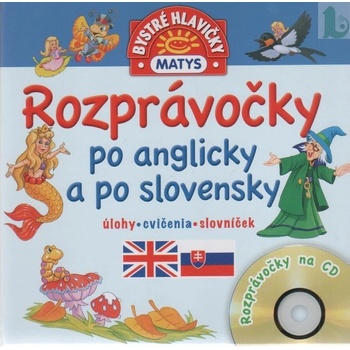 Rozprávočky po anglicky a po slovensky + CD