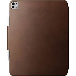 Nomad кожен калъф Folio, кафяв Nomad кожа - iPad Pro 13" M4 (NM013060858)
