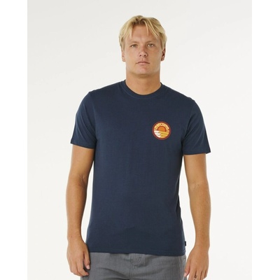 Rip Curl PACIFIC RINSE STACKED TEE Dark Navy