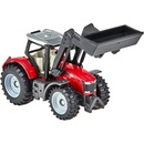 Siku Blister Massey Ferguson s p ným nakladačom červená 1:87