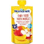 Hamanek пауч ябълка и манго 4м+ -120 г