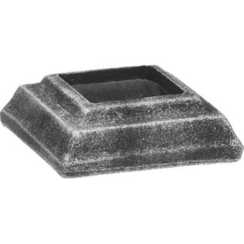 PSG Rozeta pre kovaný plot, bránu, zábradlie a mreže 44.123, 60x60 x 20 mm, otvor 30,5 x 30,5 mm
