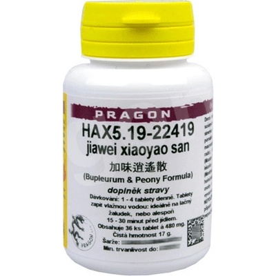 Pragon HAX5.19-22419 jiawei xiaoyao san 36 tabliet