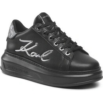 Karl Lagerfeld sneakersy KL62510A Black Lthr w/silver