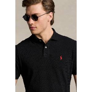 Ralph Lauren Памучна тениска с яка BASIC MESH (710783656020)