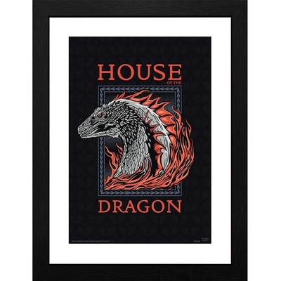 GB eye Плакат с рамка GB eye Television: House of the Dragon - Red Dragon (GBYDCO183)