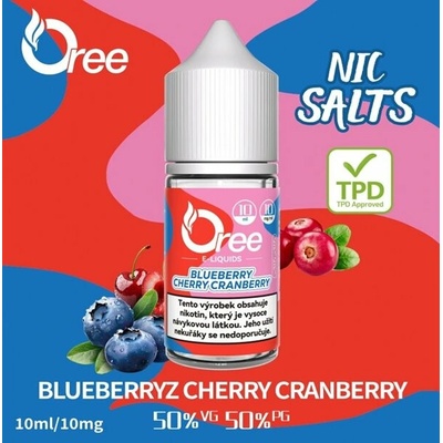Oree SALT Blueberry cherry cranberry 10 ml 10 mg