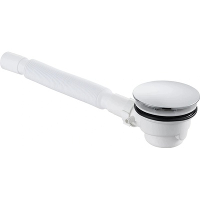 CERANO - Sifón sprchovej vaničky - flexi - 90mm - DN40 - krytka chróm