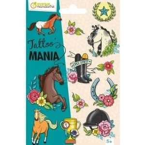 Clairefontaine Washable Tattoos Equestrian