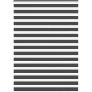 vidaXL Зеброва щора 155x200 см Ширина на плата 150, 9 см полиестер (4014272)