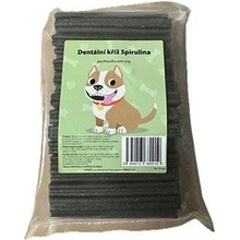 Pochúťka Dentálny kríž Spirulina 12,5 cm 50 ks