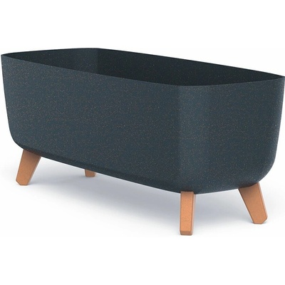 PROSPERPLAST Kvetináč GRACIA CASE ECO WOOD antracit 58cm