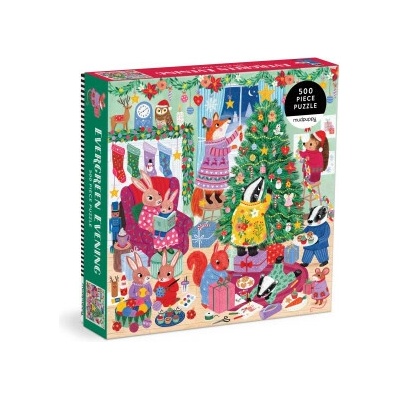 Mudpuppy Evergreen Evening 500 Piece Family Jenny Miriam