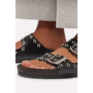 Birkenstock чехли дамски от кожа Arizona Exquisite Rivets