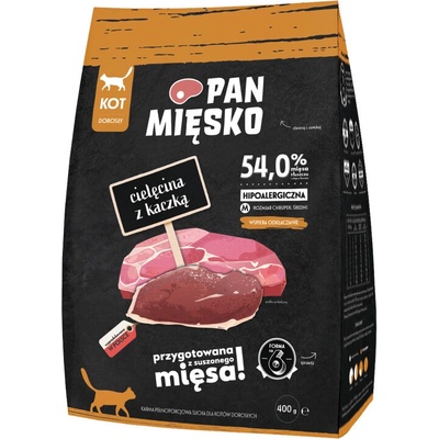 PAN MIĘSKO Teľacie mäso s kačacinou 0,4 kg