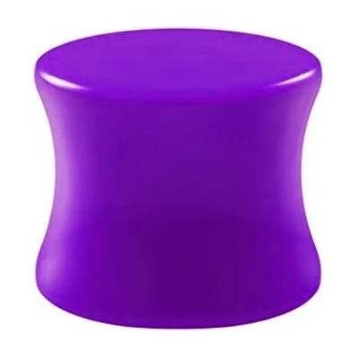 Šperky4U akrylátový plug do ucha PL01095-08A fialový