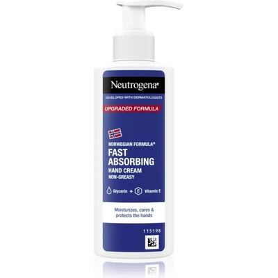 Neutrogena Norwegian Formula® бързоабсорбиращ крем за ръце 150ml