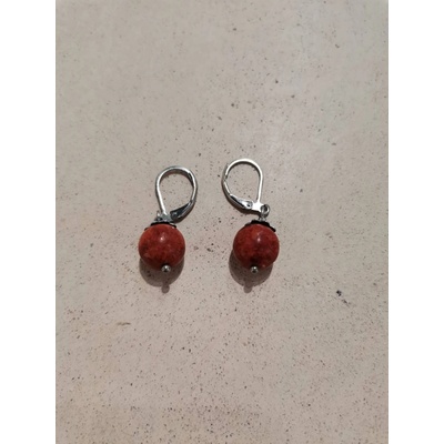 Melvys 173. náušnice korál 0000339