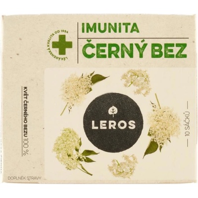 Leros Bylinný čaj Imunita černý bez 10 g