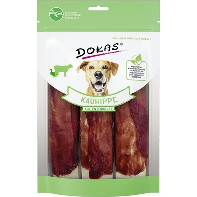 Dokas Žebra z Hovězí kůže obalená kachním masem 210 g
