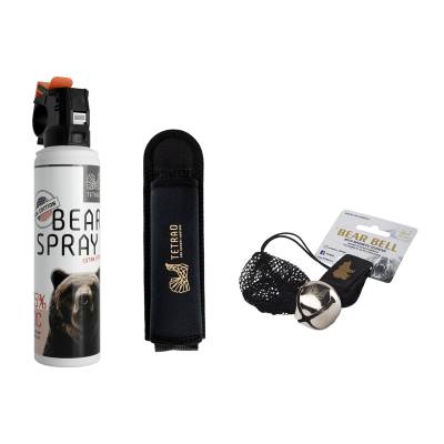 Ultimate balíček na medvede - Bear spray 150 ml + puzdro (150 ml, 200 ml) + rolnička