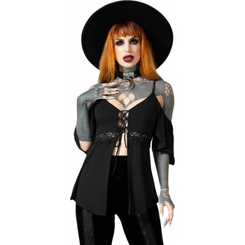 Image 1 of KILLSTAR дамска тениска (топ) KILLSTAR - Amber Bat Cold - Черен - KSRA006041