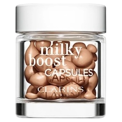 Clarins Milky Boost Capsules Foundation Rozjasňujúci make-up v kapsuliach 01 30 ml