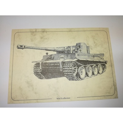 Pohľadnica tanku PzKpfw VI Tiger
