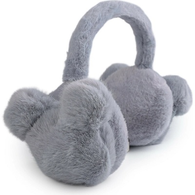 Stoklasa Kožešinové klapky na uši Šedá