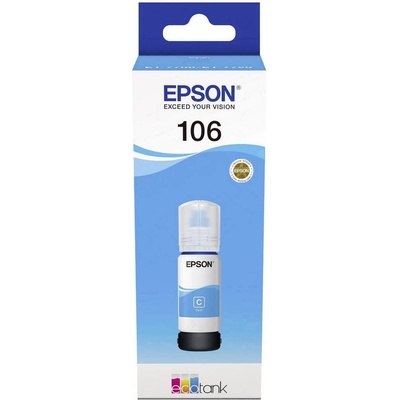 Atrament Epson 106 Cyan - originálny