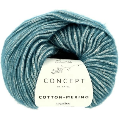 Katia Cotton Merino 133 tyrkysová