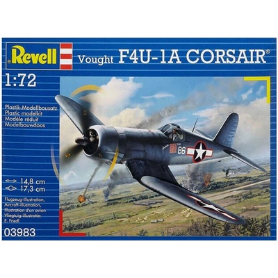 Revell Американски изтребител Vought F4U-1A Corsair - сглобяем модел