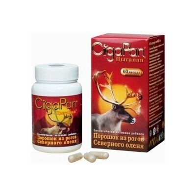 Fitokosmetik CigaPan extrakt ze sobích parohů 60 kapslí
