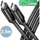 Axagon BUCM2-CM25AB USB-C USB-C, 2,5m, černý