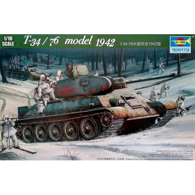 Trumpeter T-34/76 Model 1942w/ full interior kit 1:16