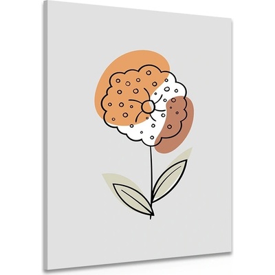 Obraz minimalistický květ No2 - 80x120