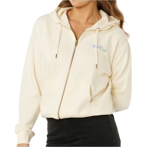 Rip Curl Дамско яке за тренировка Rip Curl Women's Lay Day Relaxed Zip Through Training jacket - Bone - размер XXL (103-2833-0117)