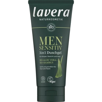Lavera Men Sensitiv vlasový a tělový šampon 2v1 150 ml
