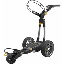 PowaKaddy CT6 EBS Electric Golf Trolley Premium Gun Metal Metallic Elektrický golfový vozík