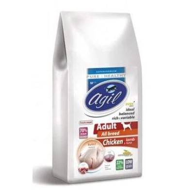 Agil Adult All Breed Low Grain Chicken & lamb & tuna 10 kg (expedujeme do 48 hodin)